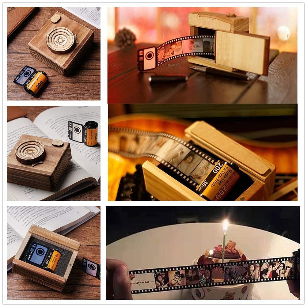 Handmade personalized film roll keychain diy gift