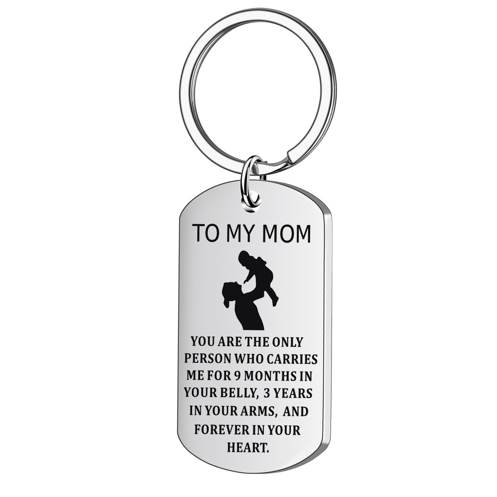 mama photo keychain with picture for mom from daughter