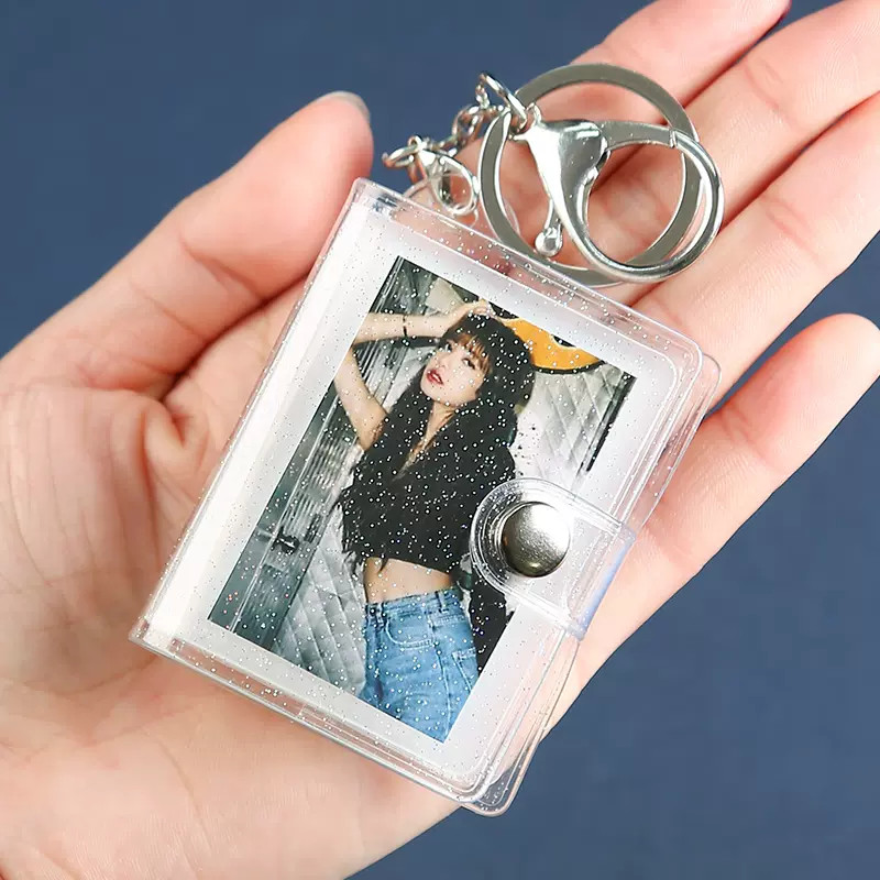 Tiny scrapbook keychain